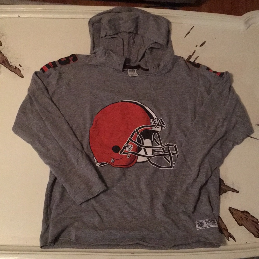 PINK NFL Cleveland Browns Hooded Sweatshirt